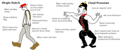 virgin dutch vs chad prussian netherlands memes