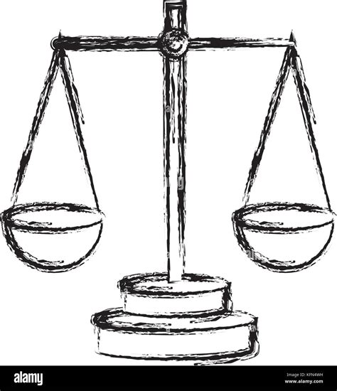 justice balance symbol stock vector image art alamy