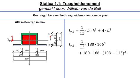statica  les   traagheidsmoment youtube