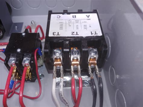 wiring   hp rotary phase converter  hobby machinist