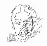 Coloring Pages Khalifa Wiz Gall Lil Wayne Name sketch template