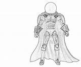 Mysterio Rey sketch template