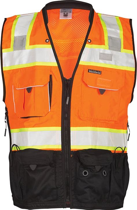 ml kishigo   premium black series surveyors vest personal protective equipment