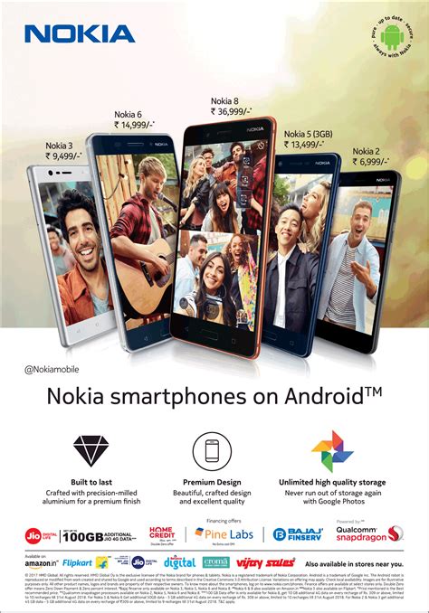 nokia smart phones  android ad advert gallery
