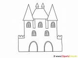 Schloss Ausmalen Clipartsfree sketch template