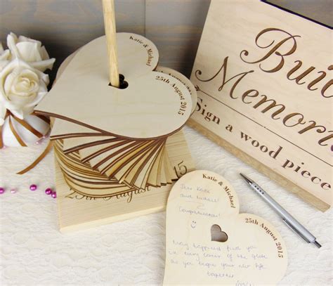 build memories wedding guest book custom  yourweddingproject
