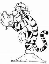 Baseball Coloring Pages Tigger Printable Kids Color Book sketch template