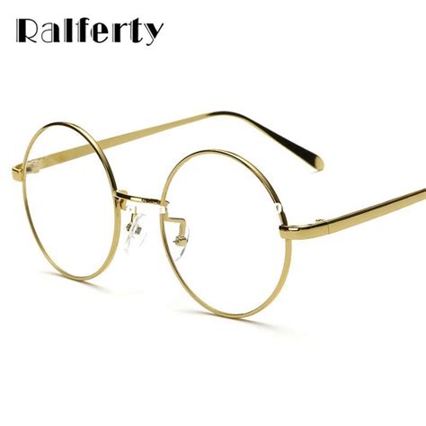 ralferty oversized korean round glasses frame clear lens women men