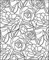 Color Number Numbers Coloring Pages Adults Paint Adult Dover Flower Floral Designs Flowers Publications Sheets Creative Haven Printable Colouring Colour sketch template