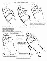 Praying Draw Hands Drawing Printable Worksheet Lesson Straight Lines Worksheets Artist Easy Lessons Choose Board Practice Young Getdrawings sketch template