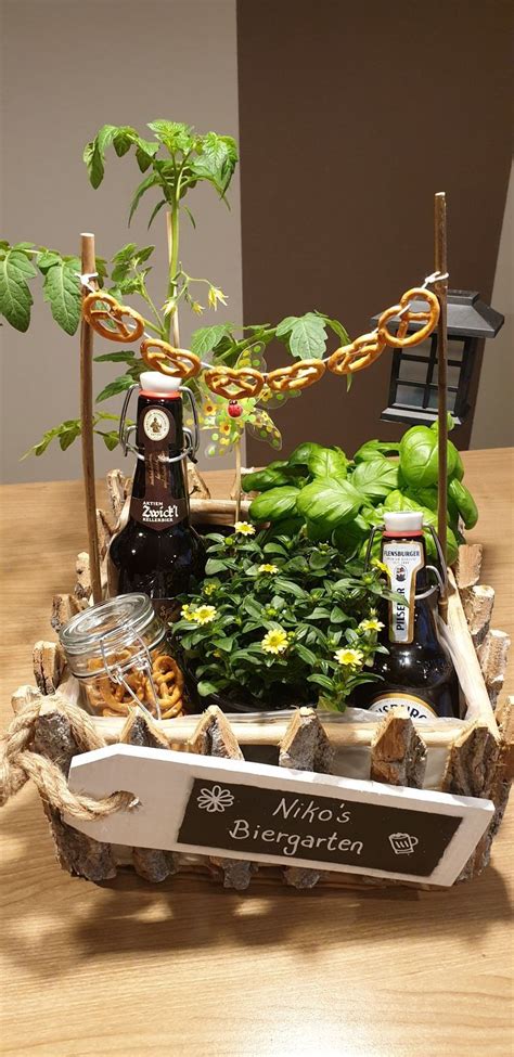 diy biergarten geschenk biergarten diy geschenk kreative geschenkkoerbe geschenke