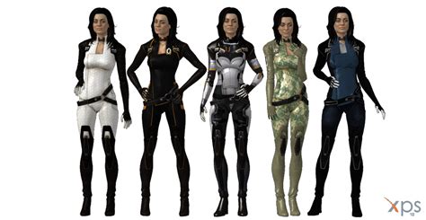 Me3 Miranda Lawson Extra Outfits For Xps By Just