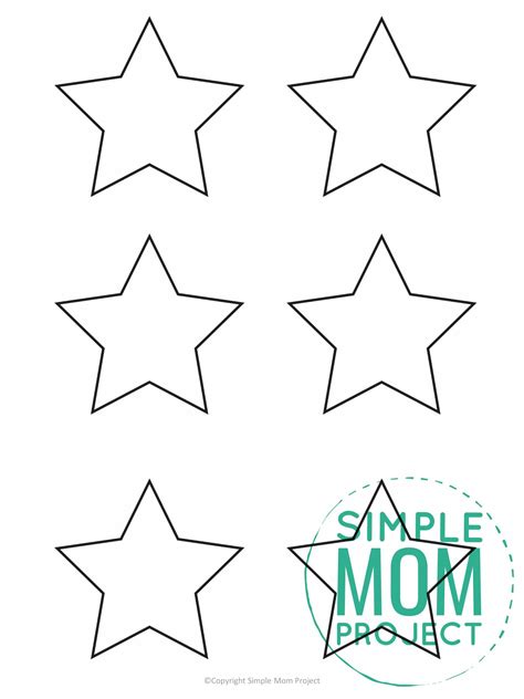 printable wooden star template