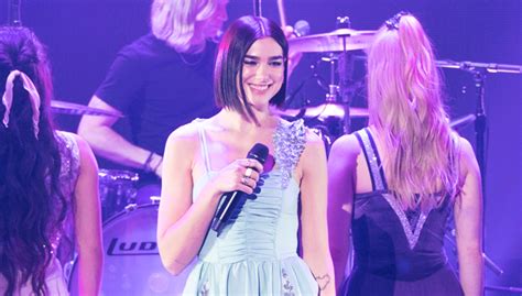 dua lipa performs ‘new rules on new year s eve 2019 hollywood life