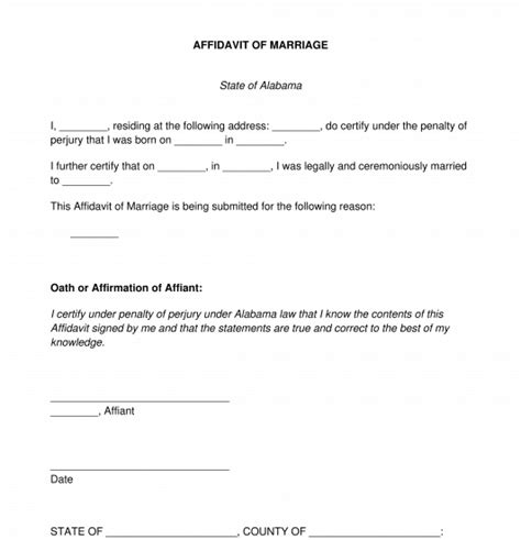 affidavit   marriage philippines sample