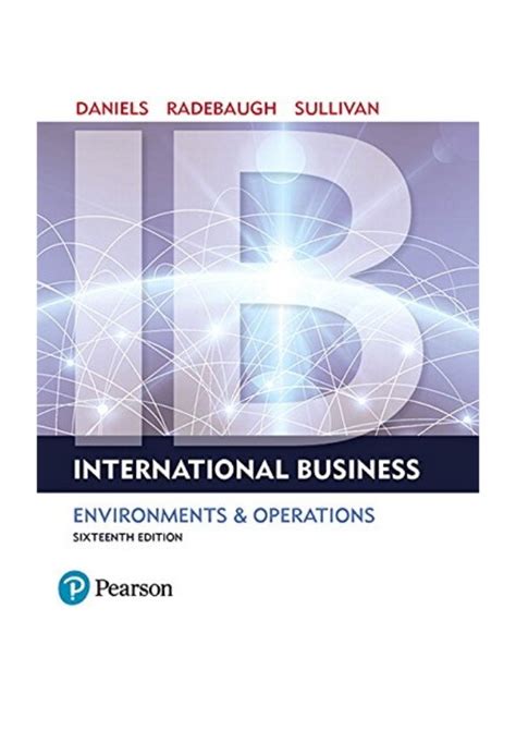 international business  edition john daniels