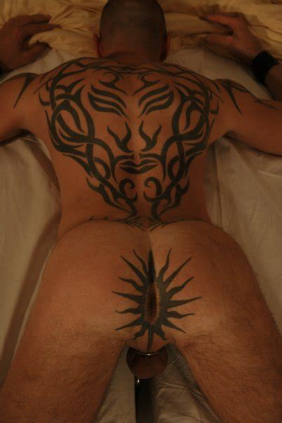 male anus tattoo