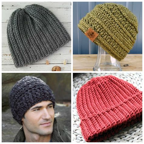 mens crochet hat patterns simply collectible crochet