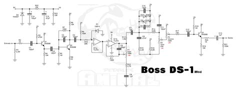 boss ds  keeley mod schematic