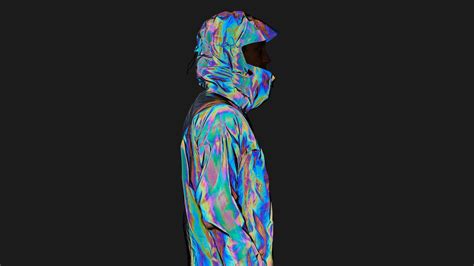 deze reflecterende jas  gemaakt van glas met afbeeldingen jas glas camouflage