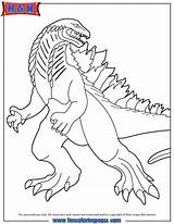 Coloring Godzilla Pages Print Color Printable Preschool Muto Books Popular Library sketch template