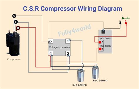 refrigerator compressor relay wiring diagram shez