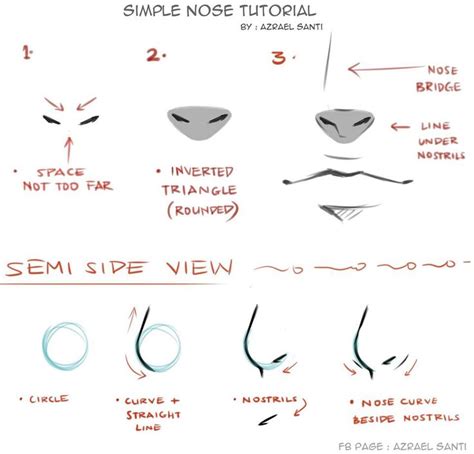 nose drawing drawing tips drawing techniques
