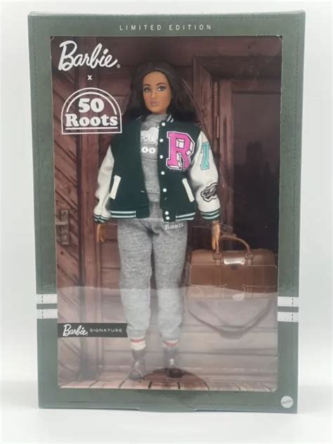 barbie x roots 50th anniversary mattel movie limited edition doll 2023