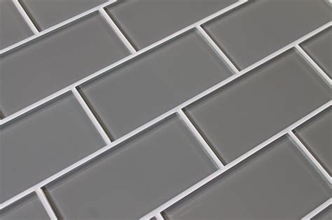 pebble gray  glass subway tiles rocky point tile glass