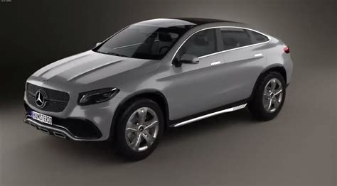 mercedes benz concept coupe suv in 3d looks a bit porky autoevolution