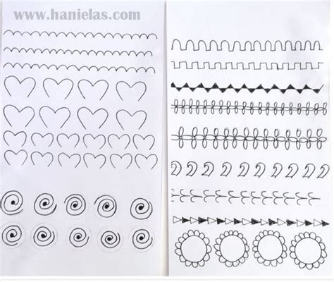 practice sheet  hanielas piping templates royal icing icing