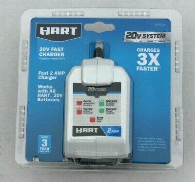 hart tools   amp fast charger works   hart  batteries hgcg  ebay