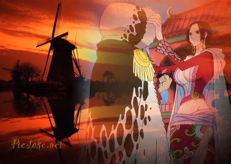 Luffy And Hancock Sunset Wallpaper By Weissdrum On Deviantart