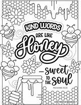 Honey sketch template