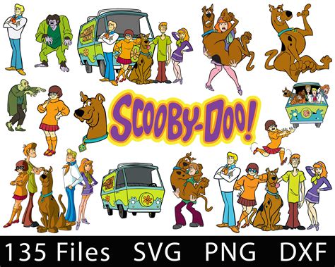 Png Cricut Clipart Dxf Scooby Doo Svg Dxf Png Scooby Doo Svg Art My