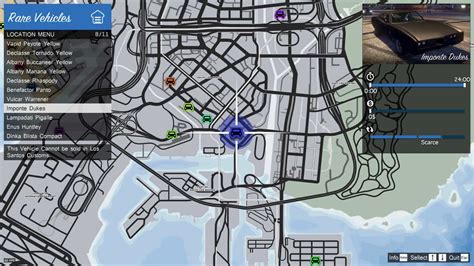 Gta Online Rare Vehicle Spawn Map Gta 5 Cheats