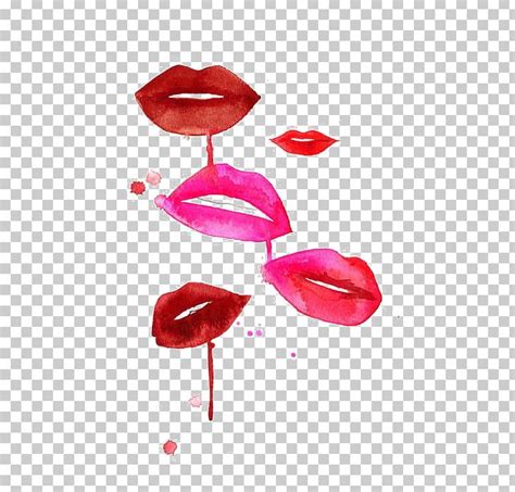 watercolor painting lip drawing illustration png clipart brush