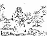 Jesus Coloring Animals Lamb Robin Pages Great Cuddles sketch template