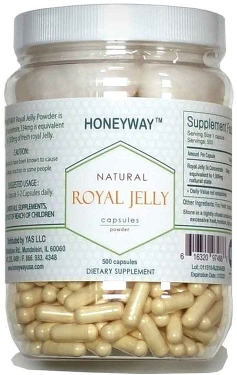 royal jelly capsule mg honeyway