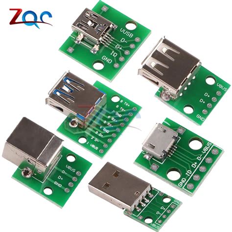 Business And Industrial 5 Pieces Usb Type B Female Socket Breakout Board