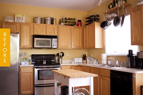 before and after a surprise 2 500 kitchen remodel kitchn