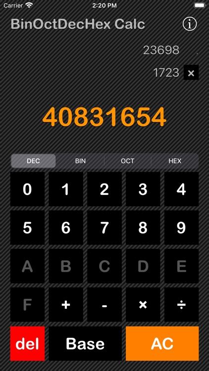 bin oct dec hex calculator  nitrio