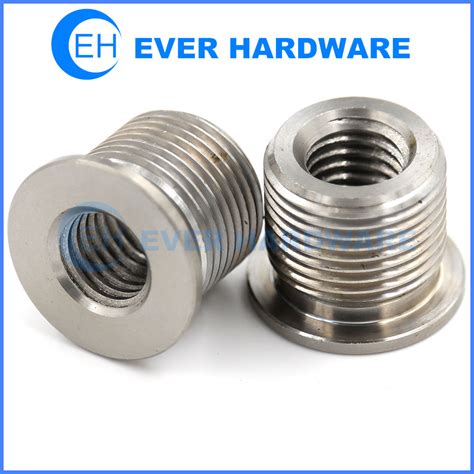 double threaded nuts precision custom  stainless steel supplier