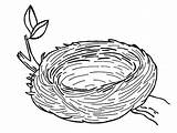 Nest Coloring Bird Pages Color Warm Colouring Drawing Clipart Empty Kids Safe Nests Sheet Eggs Pencil Getdrawings Paper Print Crafts sketch template