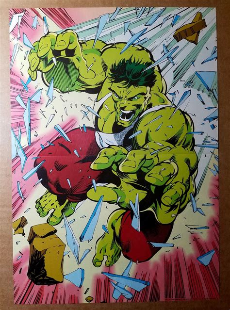 Incredible Hulk Marvel Comics Poster By Dale Keown
