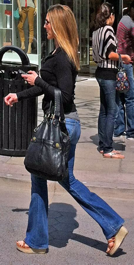 classy lady in tight jeans walking 3 candid and voyeur