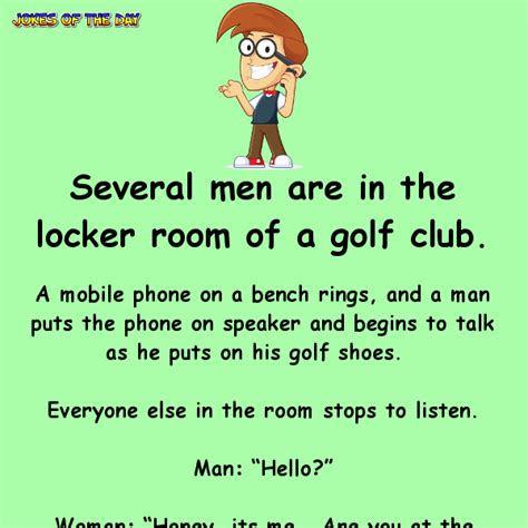 Man Answers The Phone In The Locker Room Clean Funny