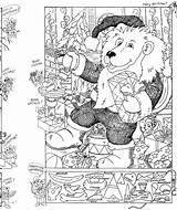 Hidden Christmas Puzzles Puzzle Coloring Object Objects Printables Kids Winter Games Worksheets Sheets Highlights Search Printable Adult Publishing Holiday Pages sketch template