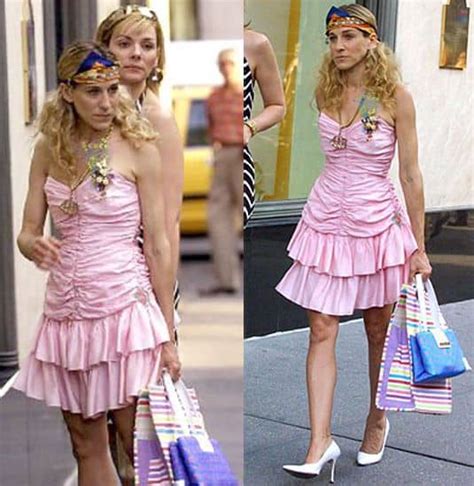 can we just admit the outfits on sex and the city were a big hot mess