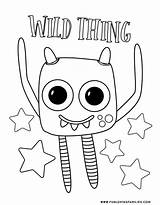 Monster Coloring Pages Cute Monsters Kids Silly Little Printables Just Pic Scary Silliness Hopefully Spooky Nothing Smile Bring There Some sketch template